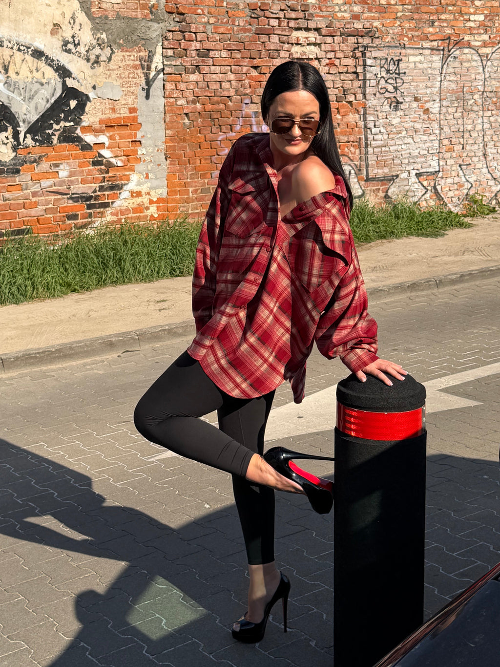 Koszula w kratę RED