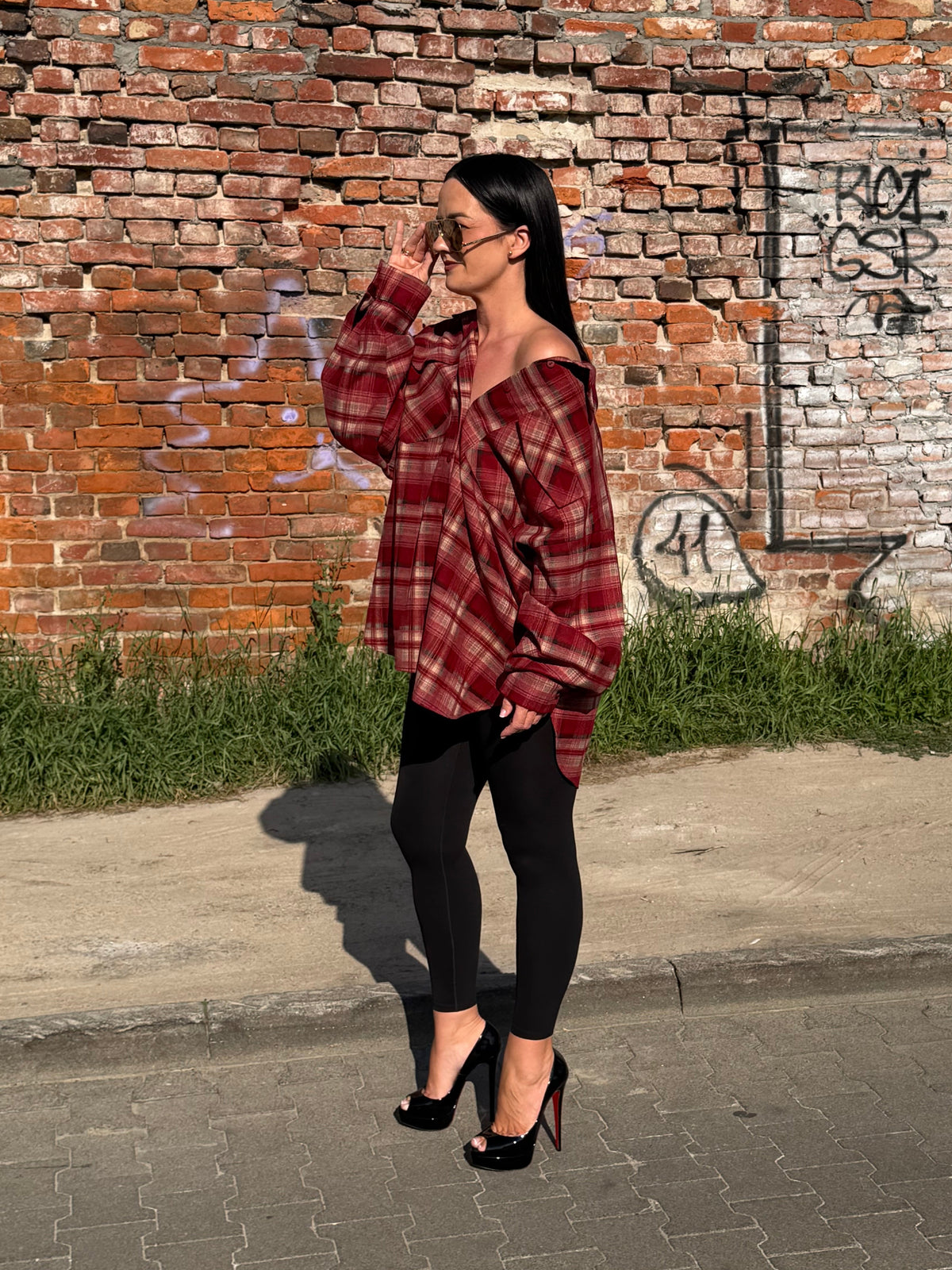 Koszula w kratę RED